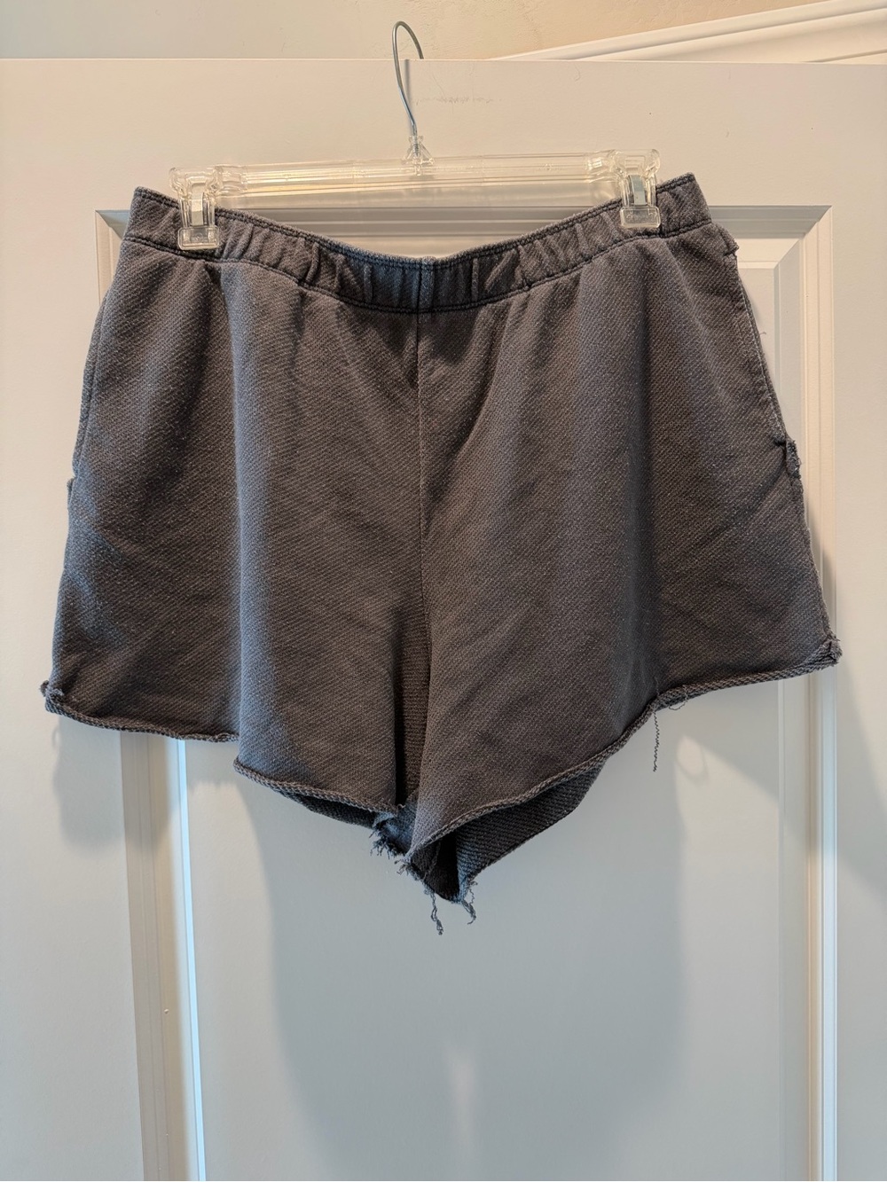 aerie Charcoal Gray Athletic Knit Shorts